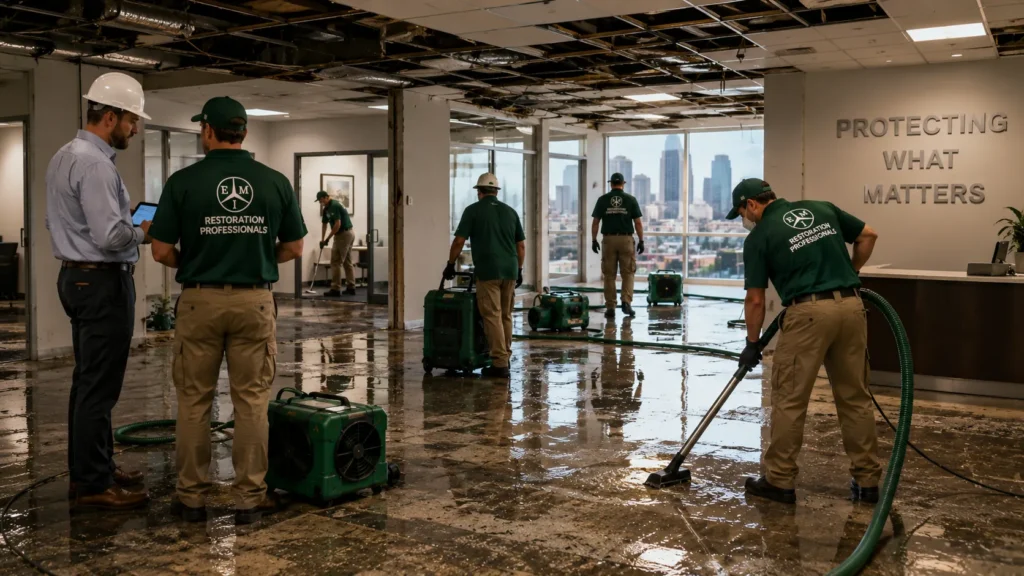 commercial water damage restoration in tulsa oklahoma
