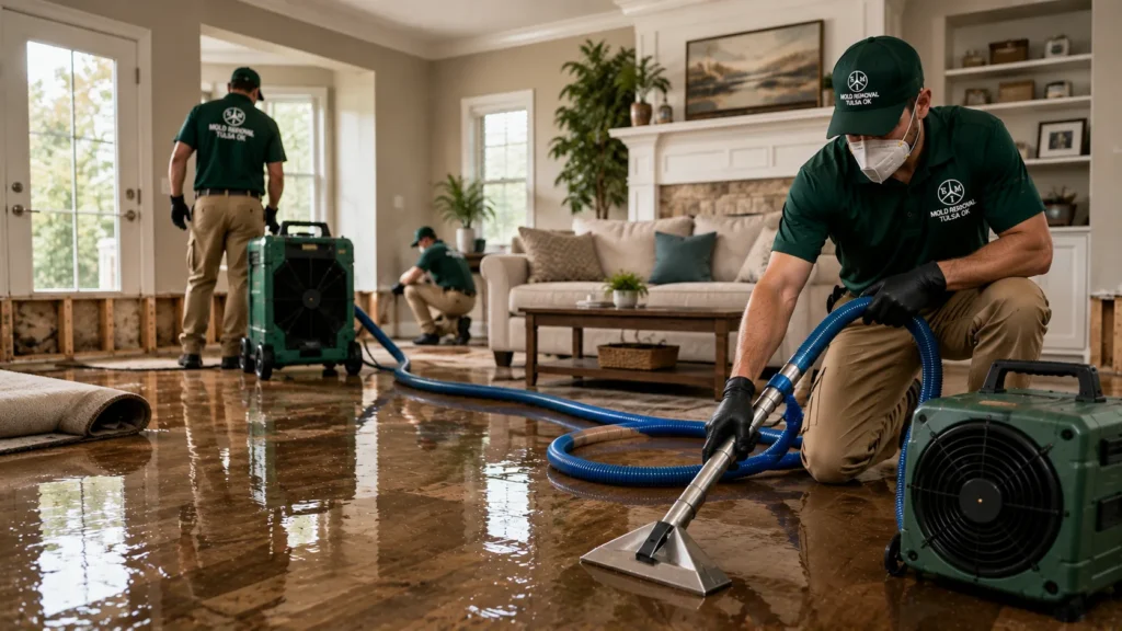 water damage cleanup