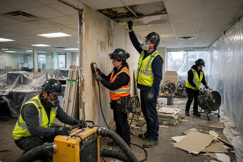 Commercial restoration services Tulsa OK - EMI Mold Removal Tulsa OK
